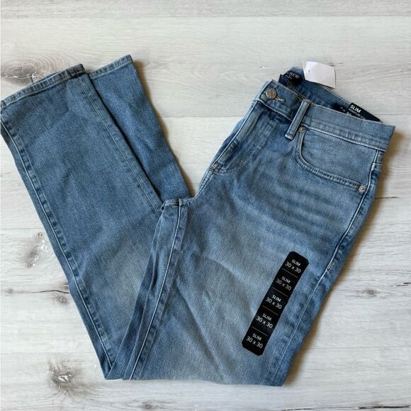 J Crew Slim-fit jean in signature flex Light Denim Blue 30X30 NWT in packaging - Picture 4 of 6